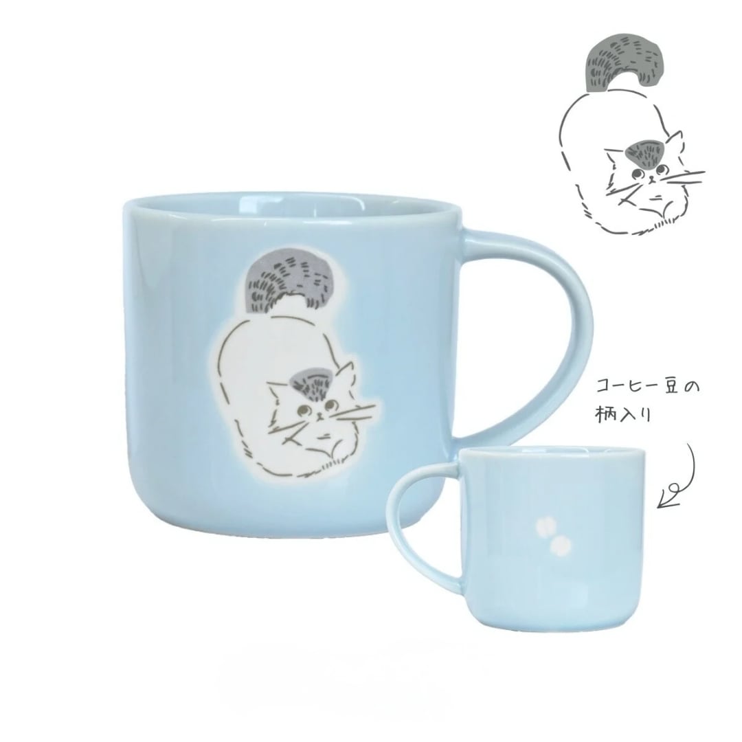 マグカップ｜Mai NEKO 猫雑貨 猫モチーフ 猫柄 猫グッズ おうち時間 プレゼント プチギフト 贈り物 猫好きさんへプレゼント