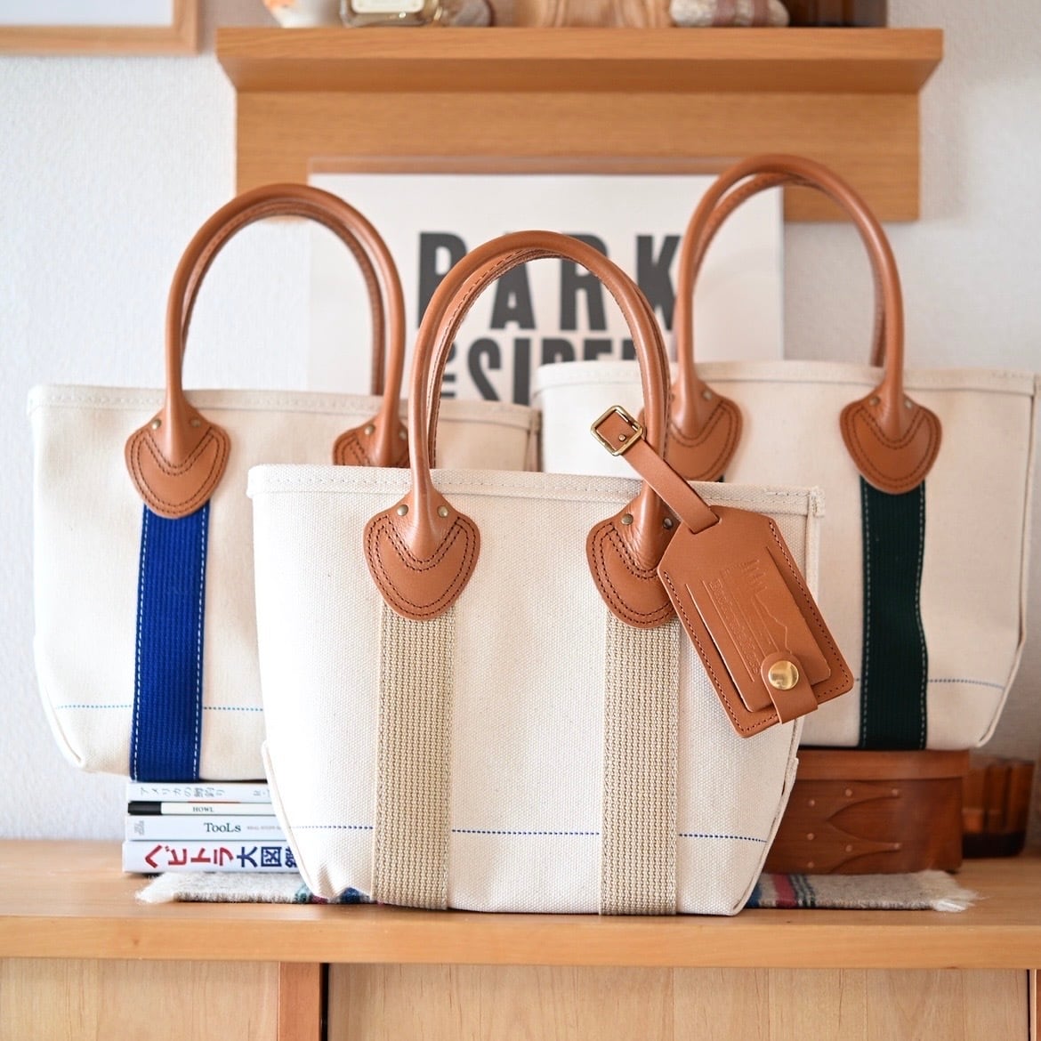 8月再販予定】 Leather Handle Tote 80's 