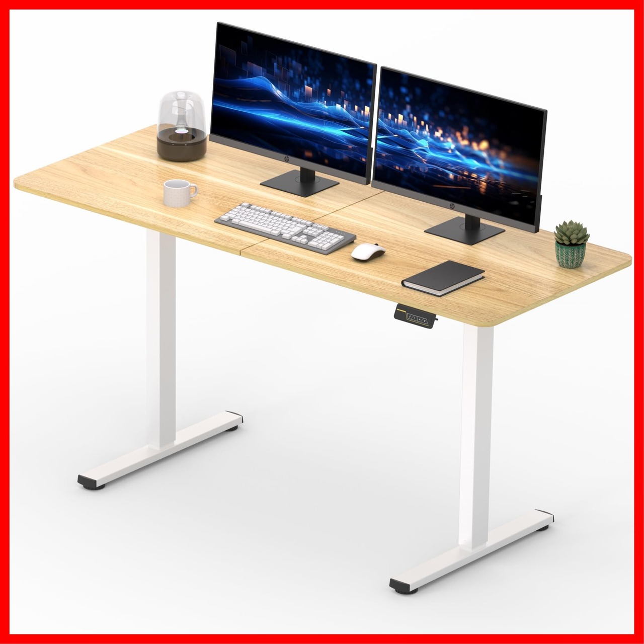 新着商品】FLEXISPOT 昇降デスク FQ1 収納フック付き 電動昇降デスク 