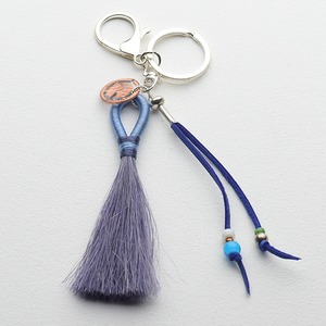 EQUALIZE / Horse Hair Key Ring (light blue)