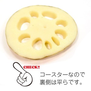 食べちゃいそうな れんこん コースター 食品サンプル