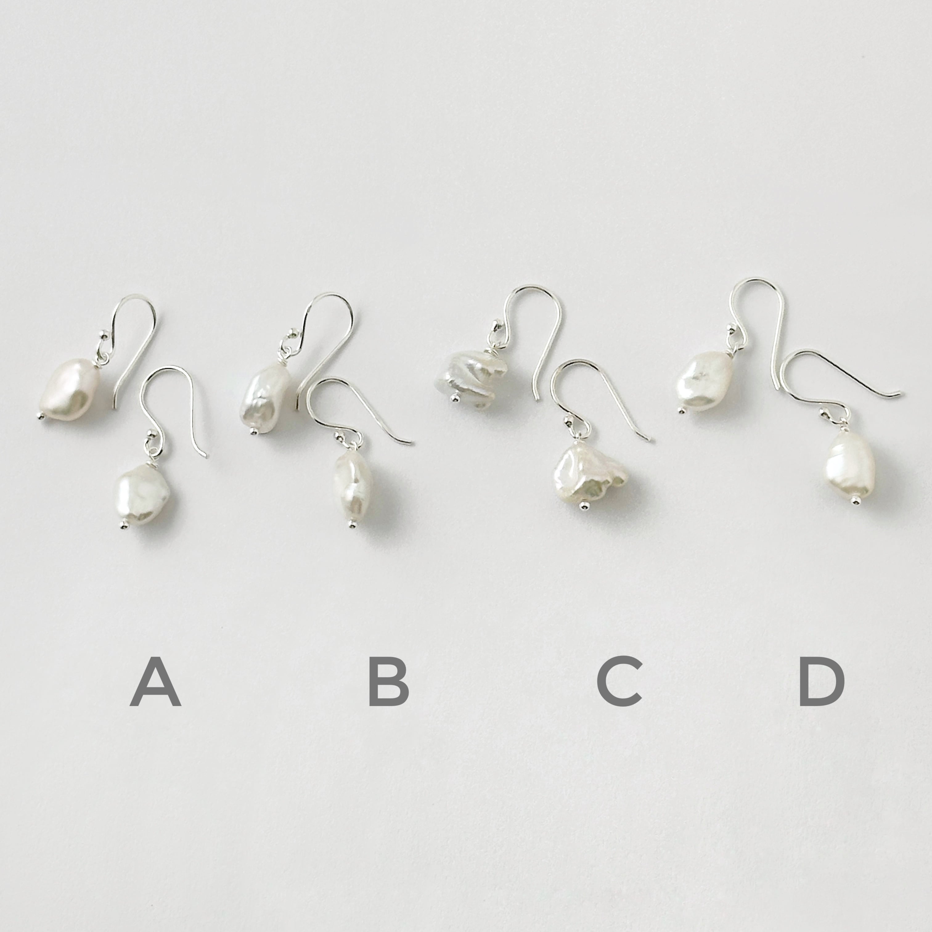 バロック パール シンプル ショートフック ピアス | 【公式通販】鎌倉