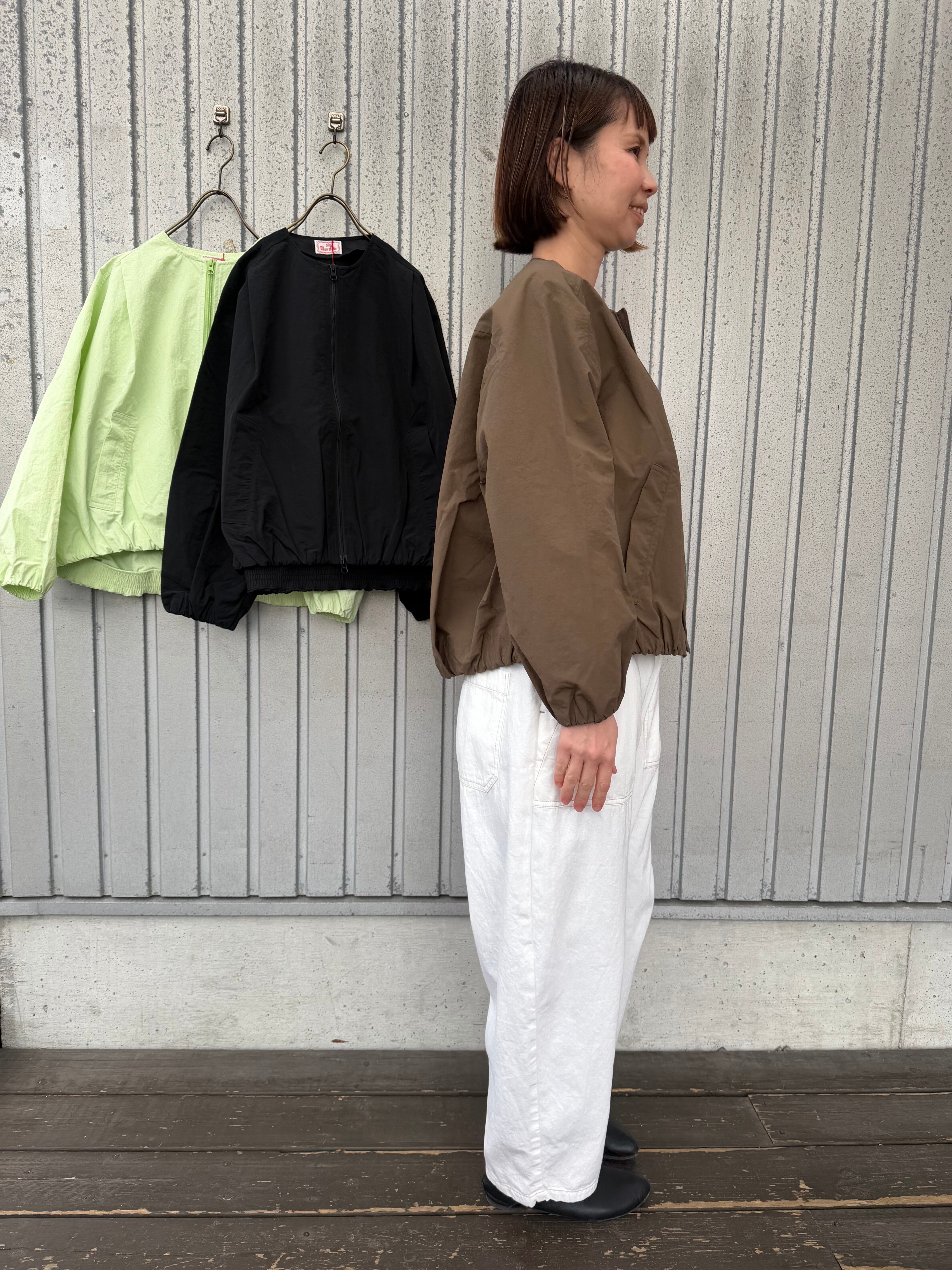 バルーンシルエットZIP UPジャケット/Mao made'26SS/611308 | WACKY