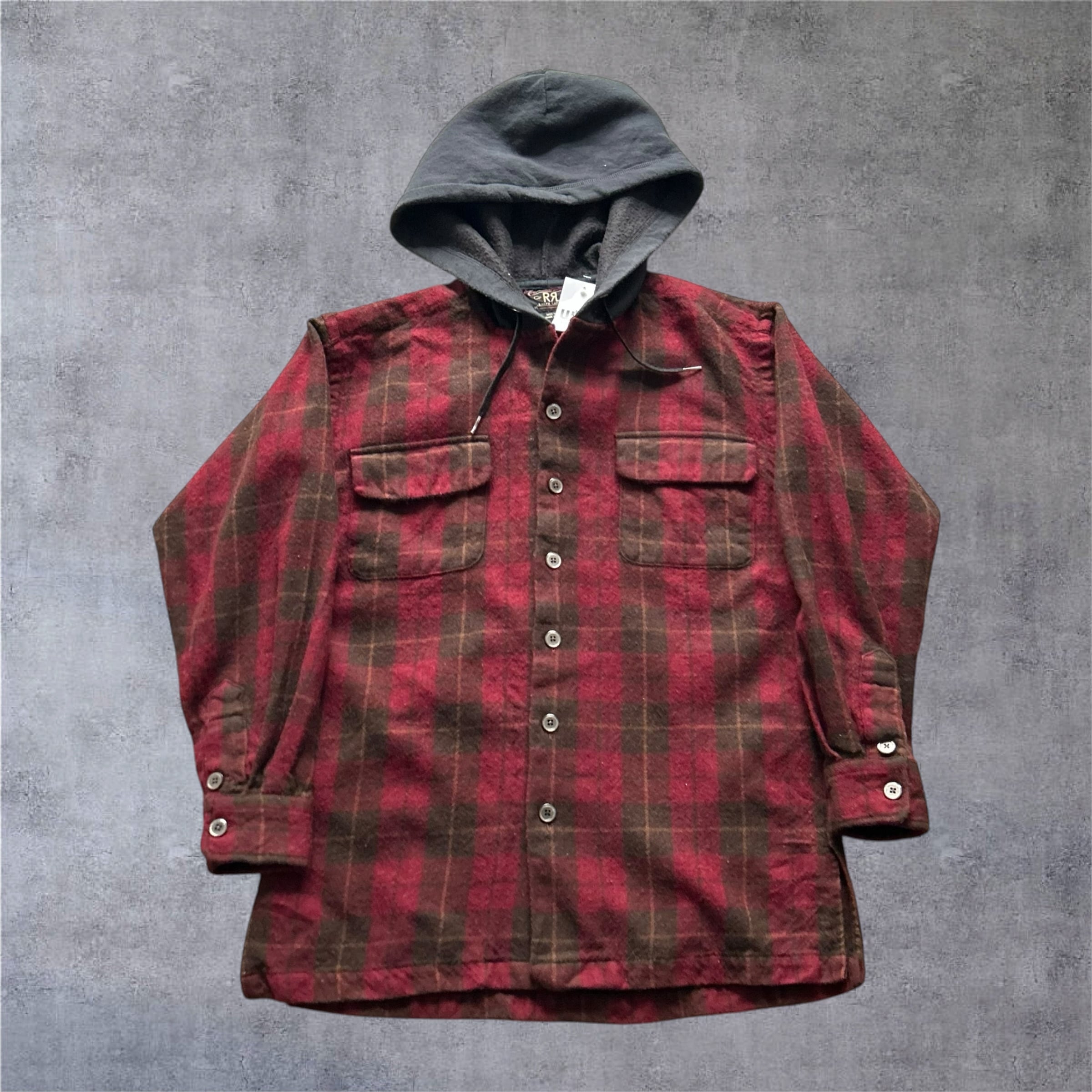1990s RRL Wool Hoodie Shirt【高円寺店】