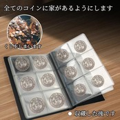 コインフリー アルバム収集 保存用 ホルダー お金ポケット コインアルバム コインホルダー コレクション 古銭 メダル 貨幣 収納 60ホルダー