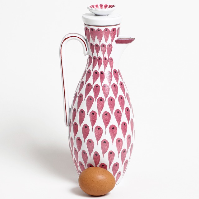 Gustavsberg グスタフスベリ Fajans ファイアンス 花冠の水差し・ピッチャー 北欧ヴィンテージ