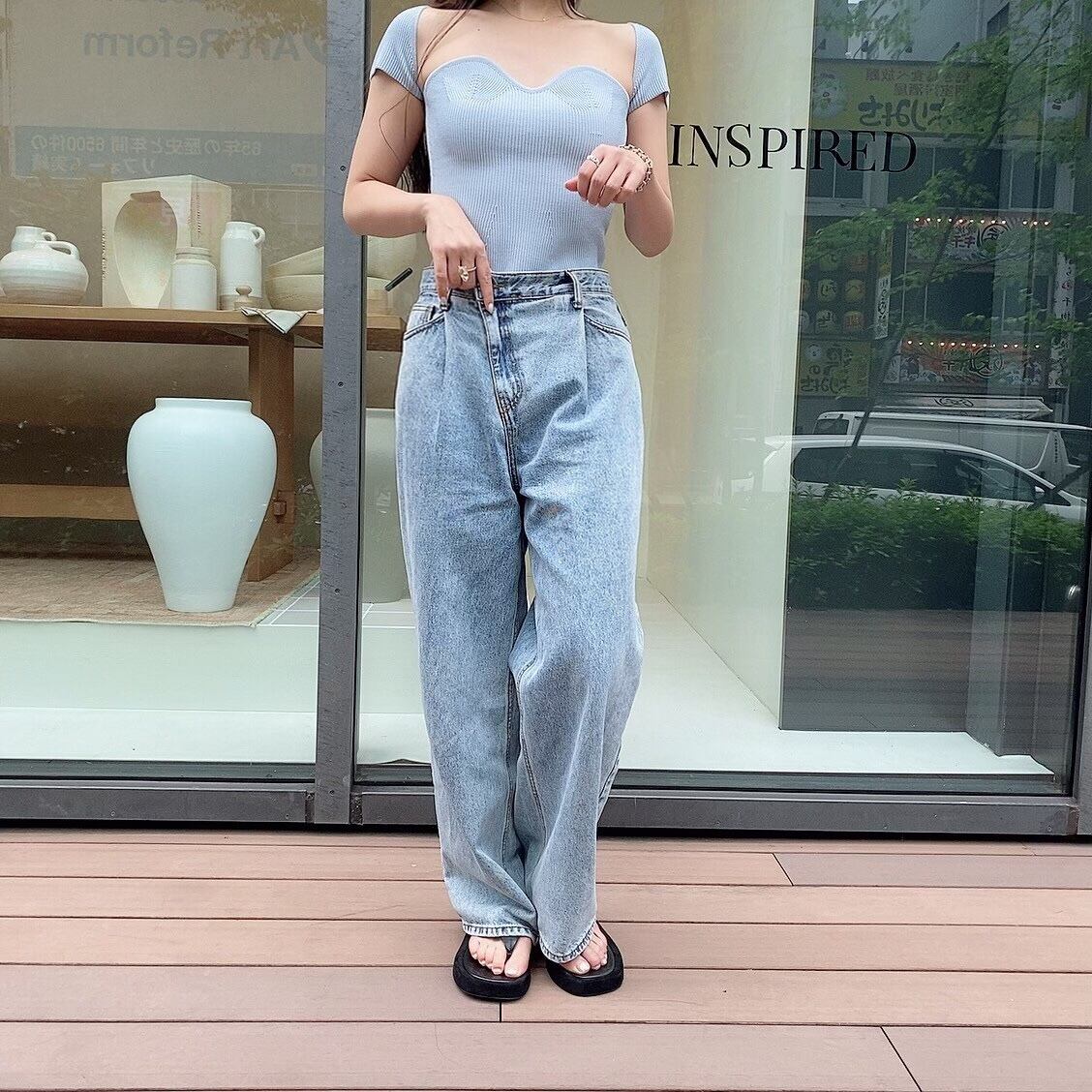 Boy with denim / Blue (即納商品)