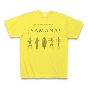 YAMANA　Tシャツ　NOSOTROS SOMOS YAMANAモデル　イエロー