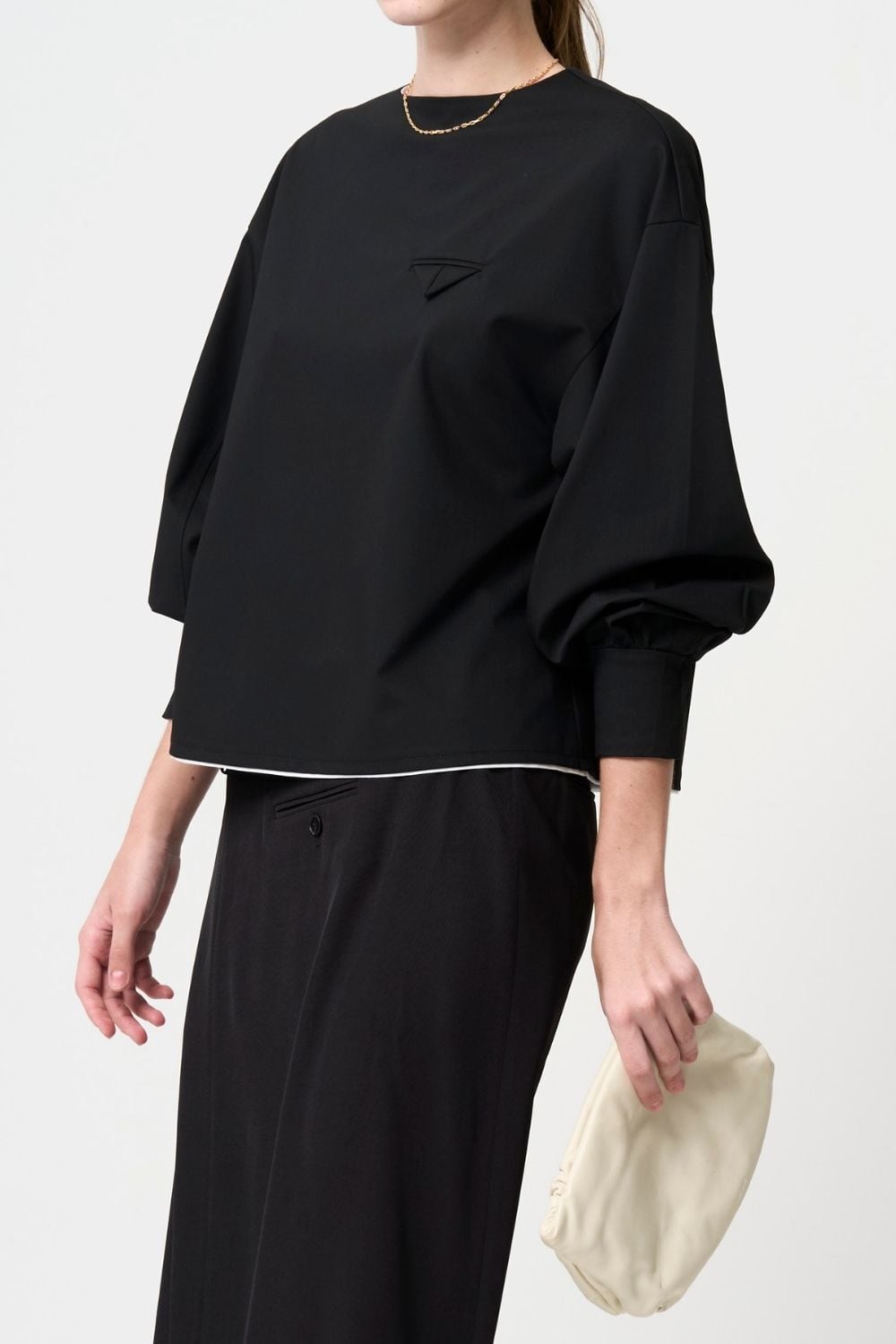 トップス FM606 Women's Striped Accents Honeycomb T-shirt - T-Shirts & Tops