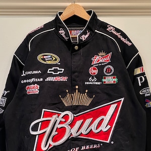 "dead stock" JH Design  Budweiser racing jacket SIZE:L C