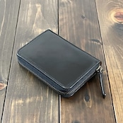 HORWEEN シェルコードバン ミドルウォレット ブラック