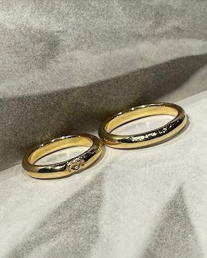 bone HEART -01 LJ21076R K18YG 3mm