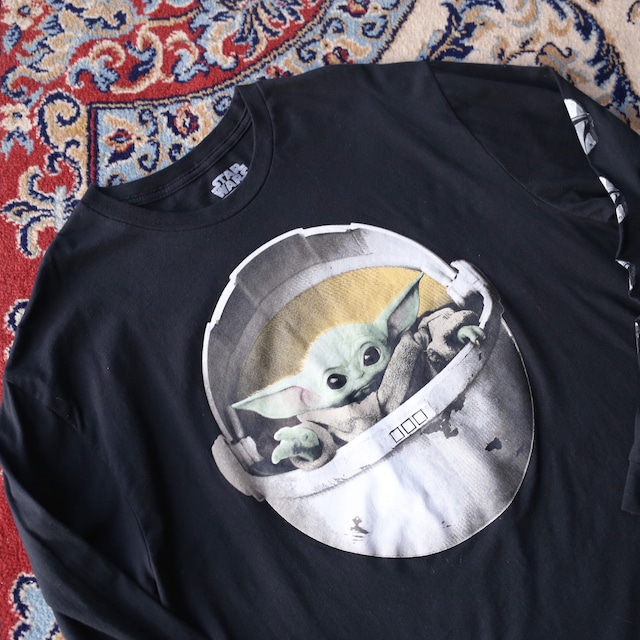 "STAR WARS" front and sleeve printed tee