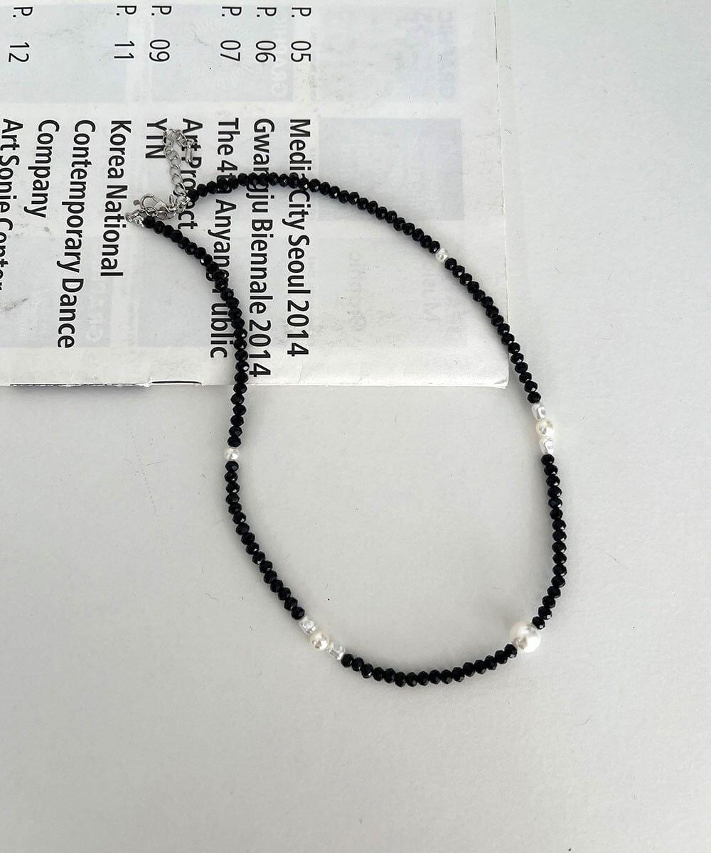 デザインビーズ ネックレス レディース アクセサリー パーティー 韓国製