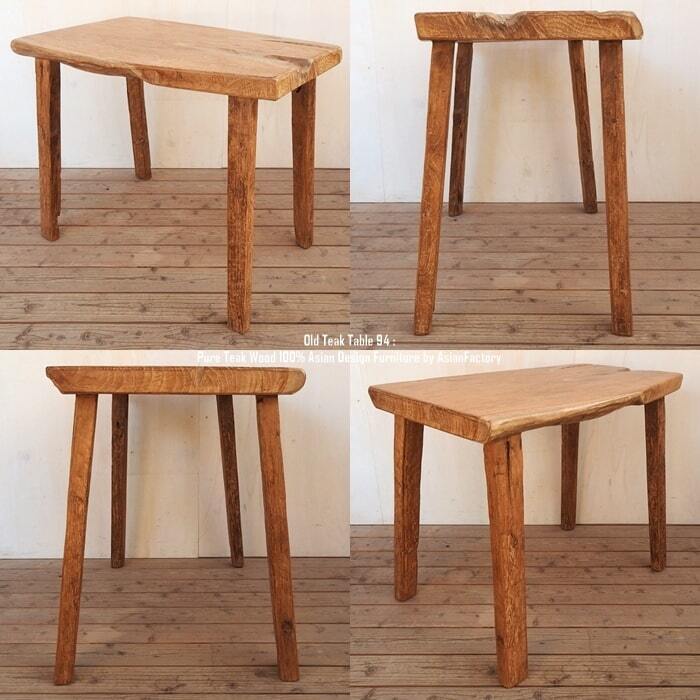 オールドチーク カウンターテーブル 幅94cm × 奥行59cm × 高さ