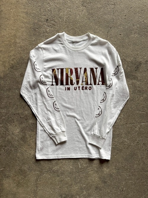 NIRVANA in utero L/S TEE (white)