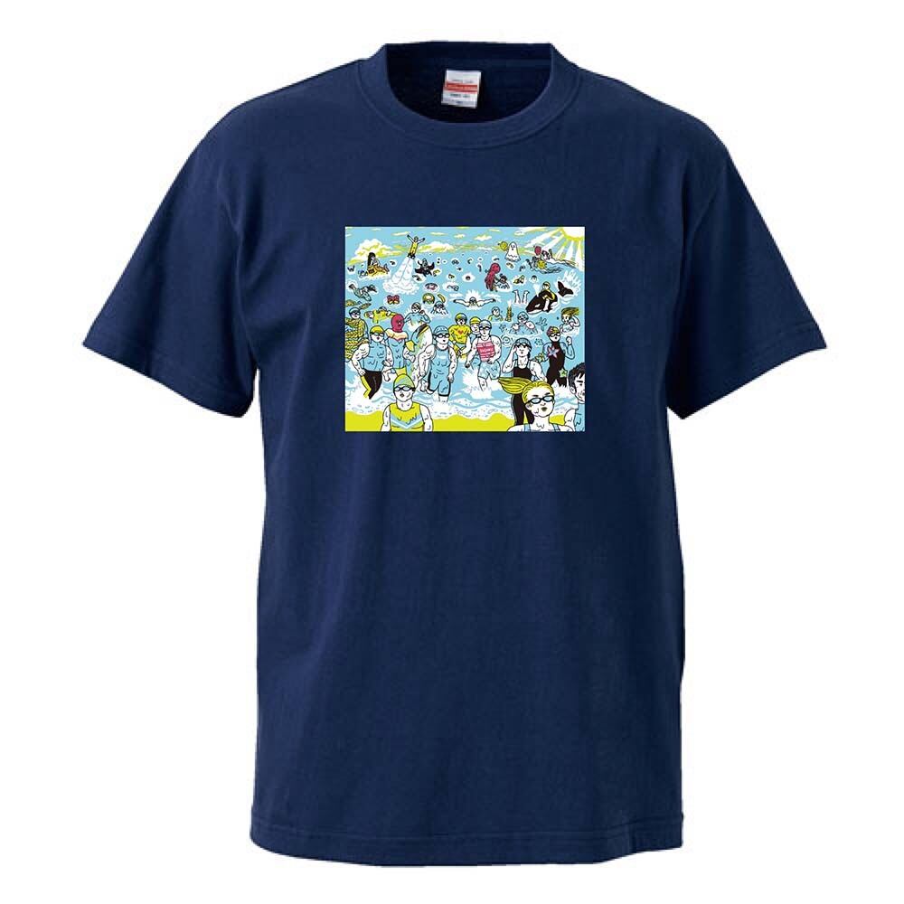 トライアスロン / Tシャツ / OKAME /  -LIGHTBLUE/NAVY/BANANA-