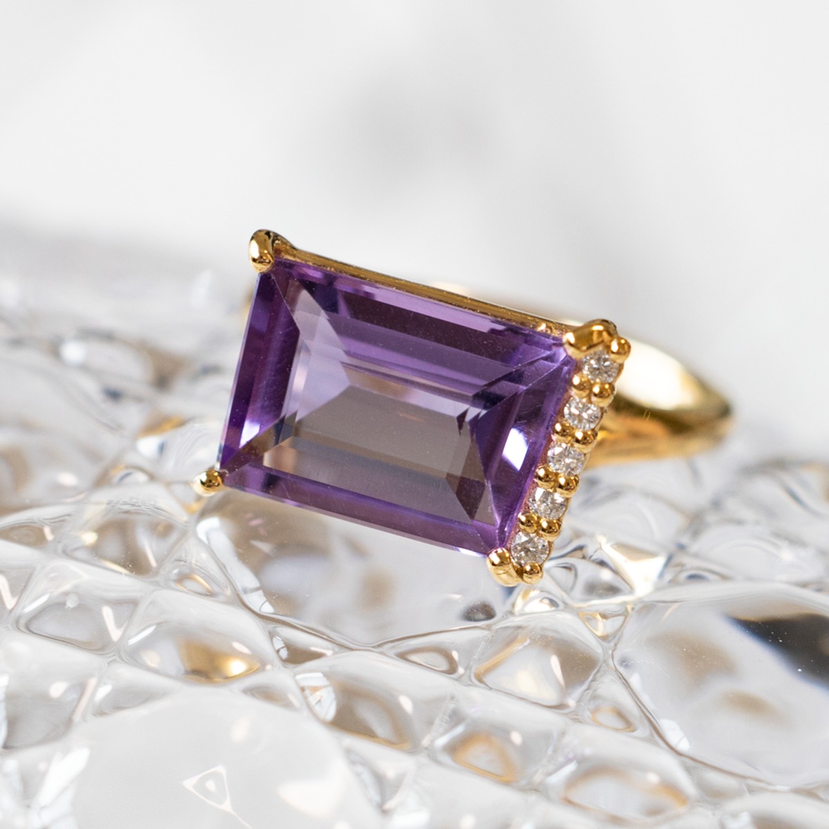 Nomal Rings NOmal? Ring - Amethyst - | QLOMA JEWELRY