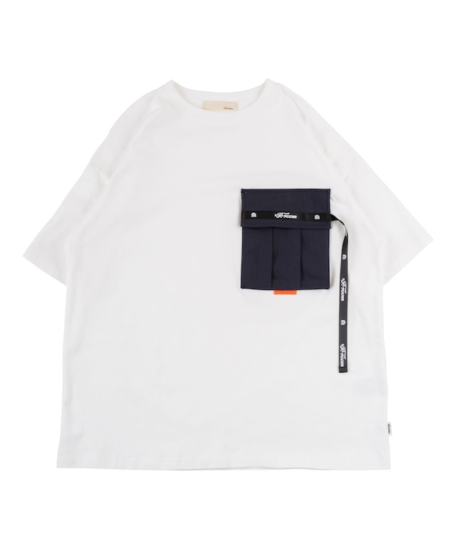 【#Re:room】CARGO POCKET BIG T-shirts［REC688］