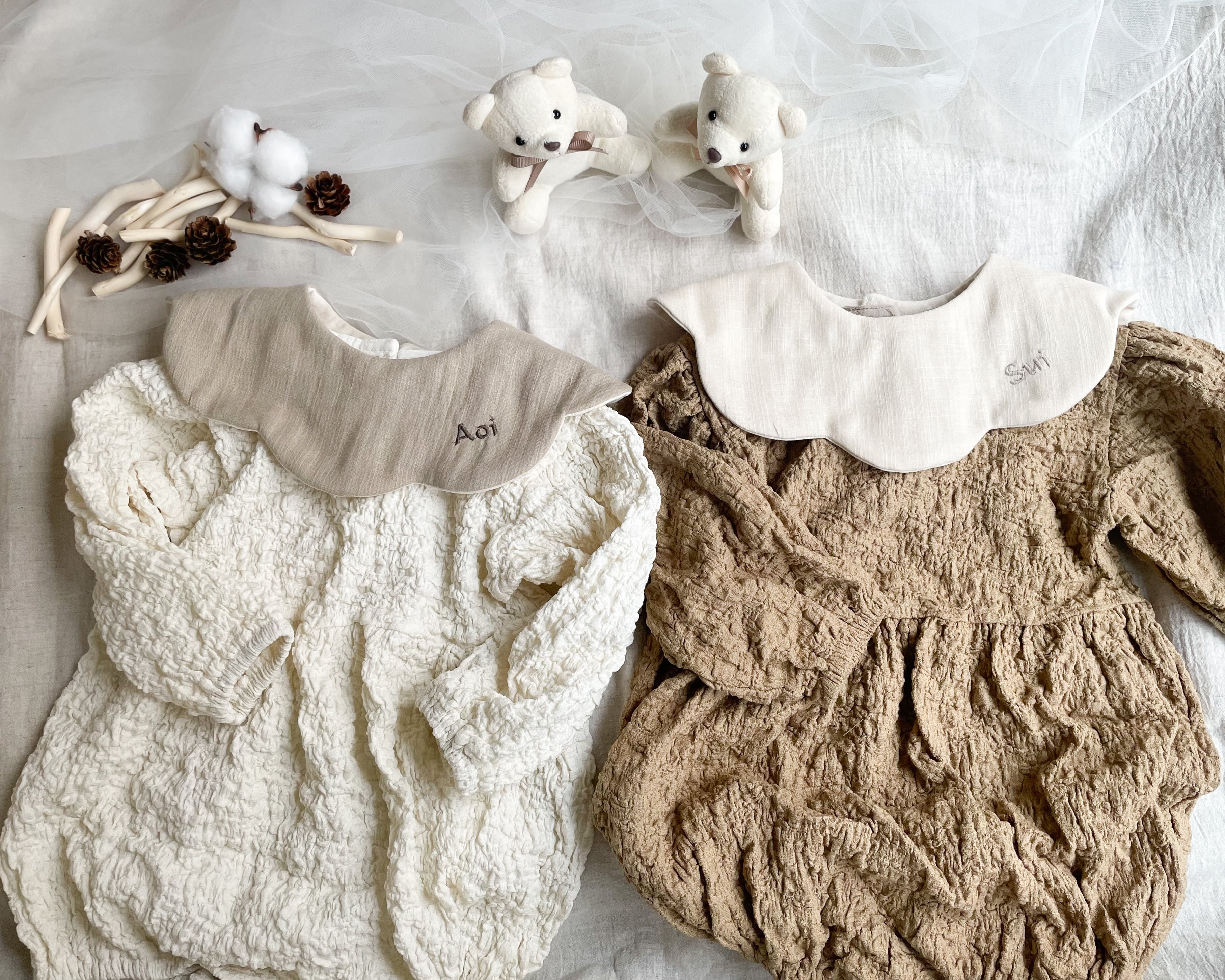 全5色】もくもく花びらスタイ 単品 | Ks room ベビースタイ