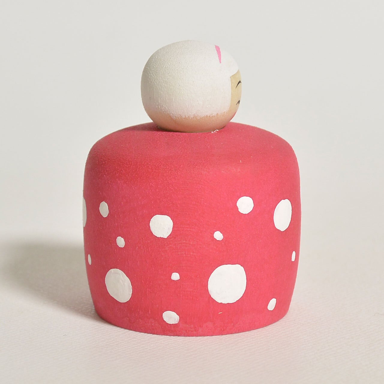 こけしページ ドットちゃんえじここけし 約1.5寸 約4.5cm 鈴木明 工人（作並系