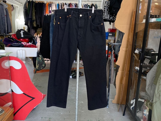 LEVIS ORIGINAL FIT JEANS BLACK W32 99957