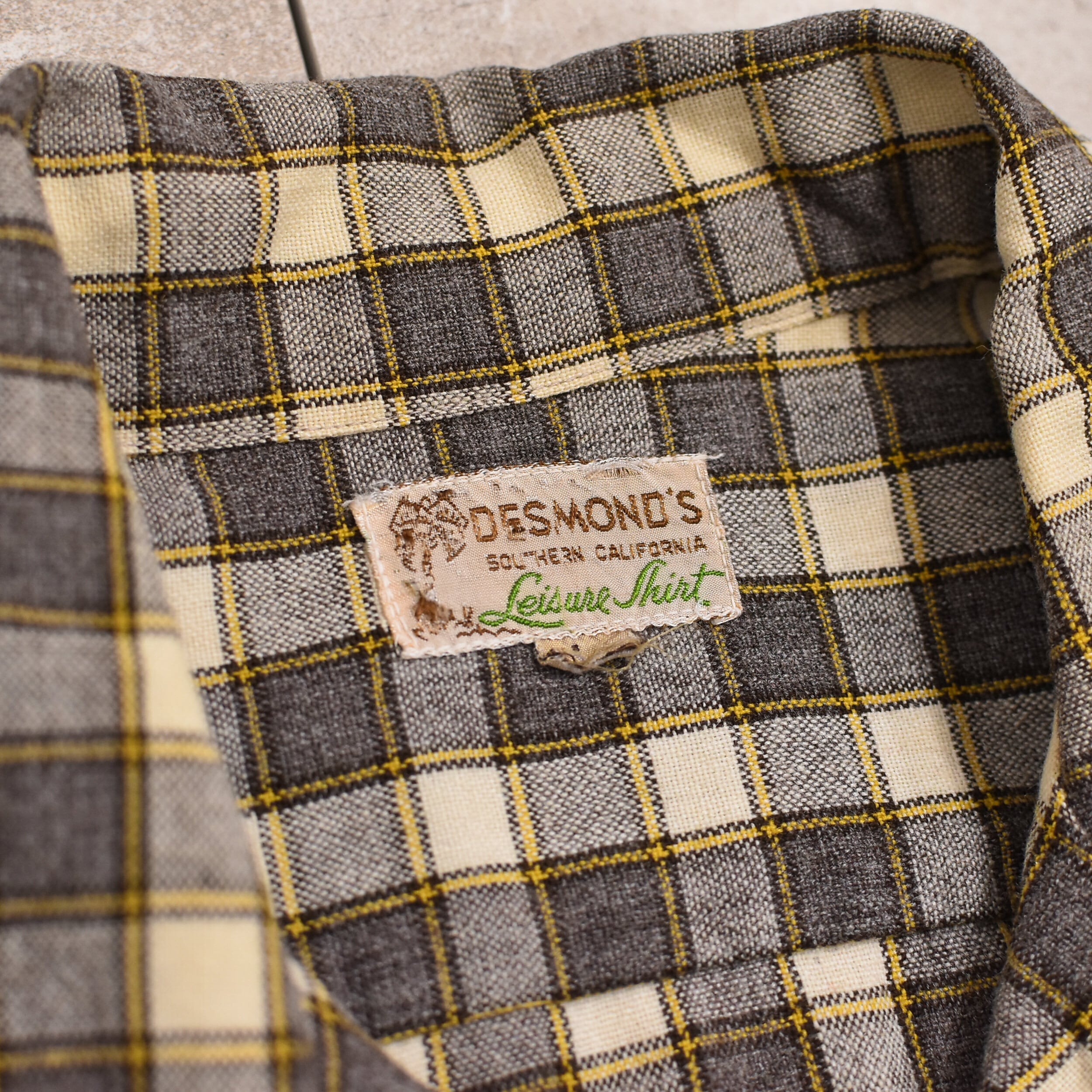 50s～ DESMOND'S leisure shirt | 古着屋 grin days memory 【公式