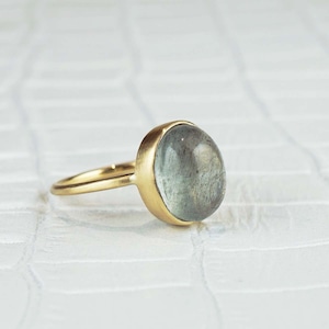 One n' Only / Moss Aquamarine Ring（CR042-MAQ）