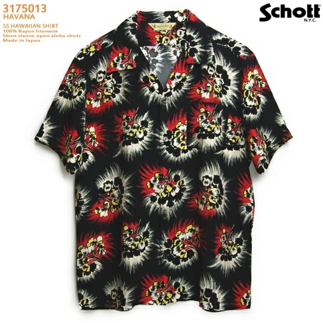 アロハシャツ｜ショット（SCHOTT）SCH3175013｜HAVANA（ハバナ