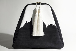 Mt.FUJI big clutch bag 岡山産デニム使用！富士山ビッグクラッチバッグ　デニムバッグ 