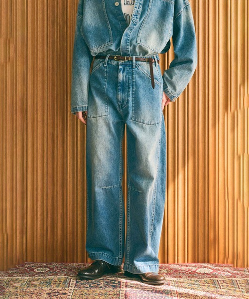 KHA:KI TYPE-35 DENIM TROUSERS / MIL26FPT3261
