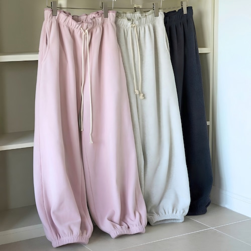 【 anuke 】Fleece Rough Pants