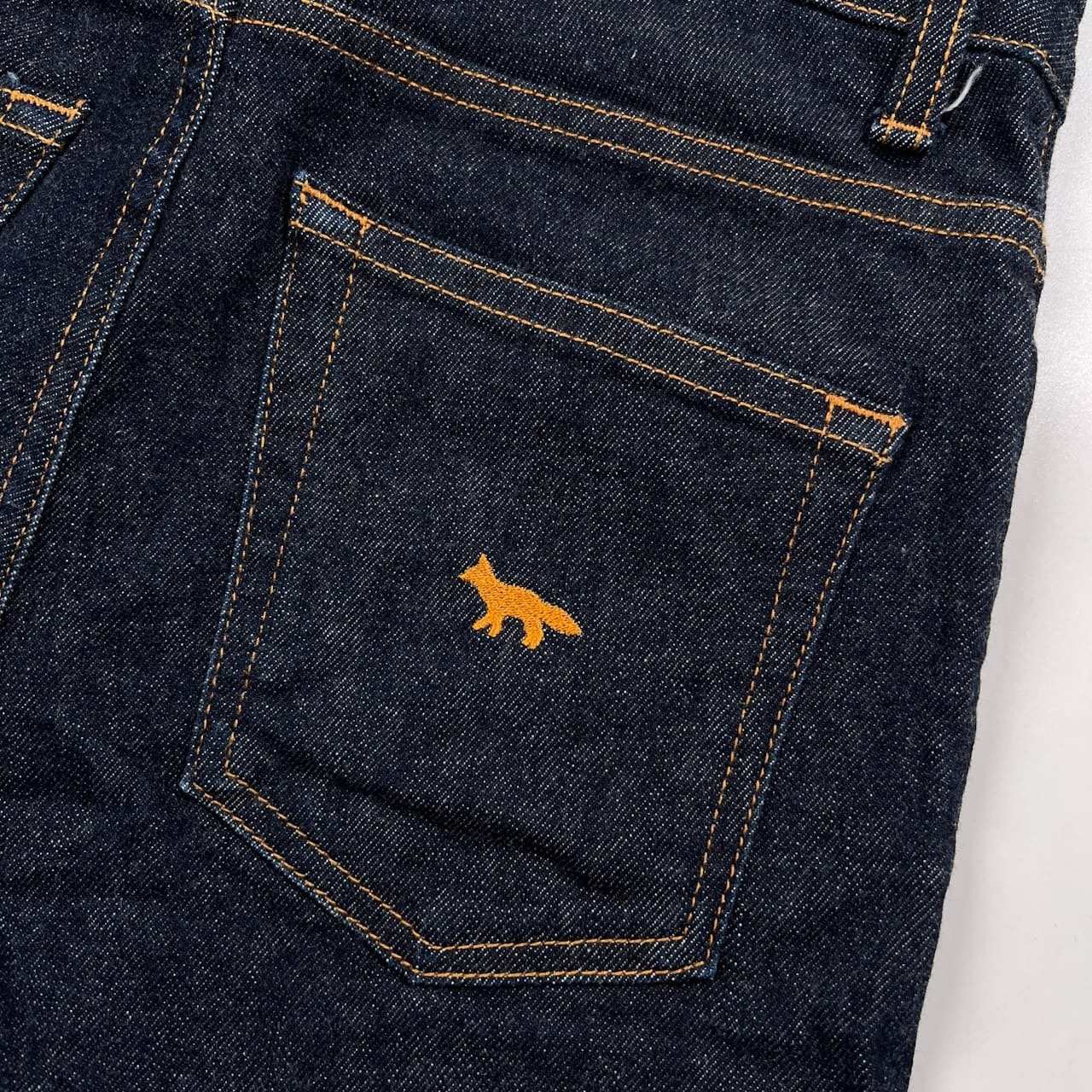 MAISON KITSUNE メゾンキツネ exclusive テーパード スキニー デニムパンツ ジーンズ サイズ 27 /インディゴ系 日本製 ストレッチ