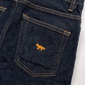 MAISON KITSUNE メゾンキツネ exclusive テーパード スキニー デニムパンツ ジーンズ サイズ 27 /インディゴ系 日本製 ストレッチ