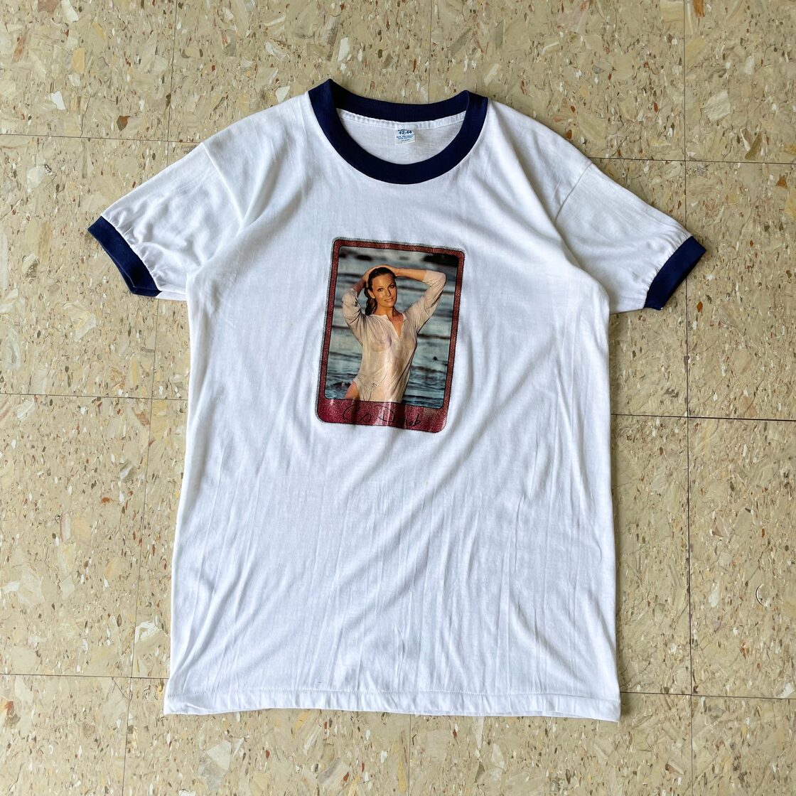 80s〜 【フォトT】 ヌード エロ リンガー Tシャツ size.L | PAY ID