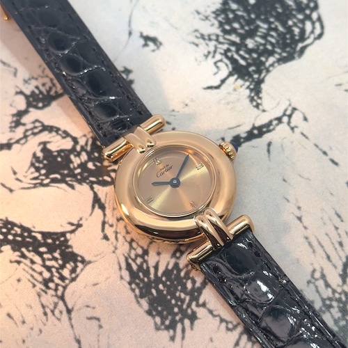 Cartier 《マストコリゼ》 クオーツ 1980年代 【1613】
