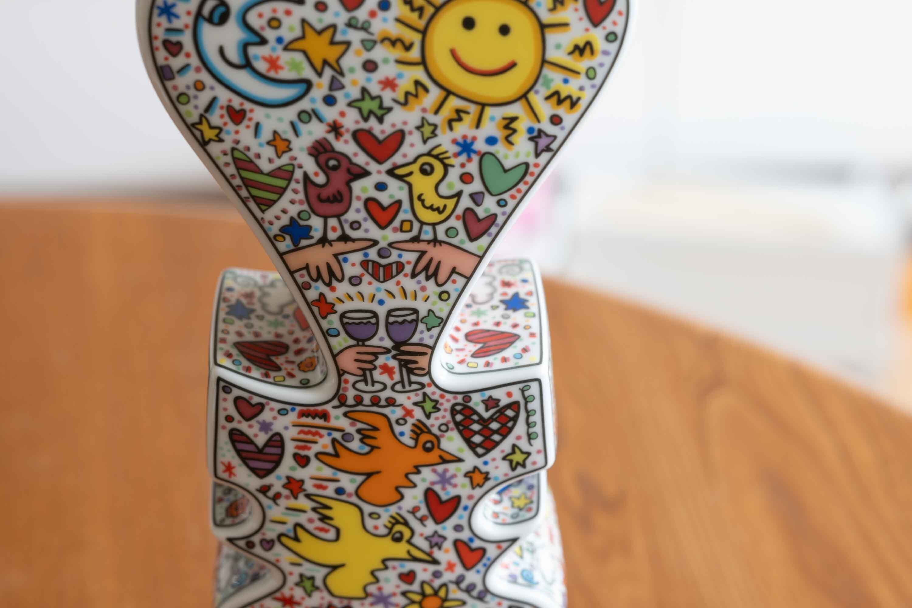 James Rizzi ジェームス・リジィ デザイン Love Vase ドイツ James Rizzi ジェームス・リジィ デザイン Love Vase ドイツ