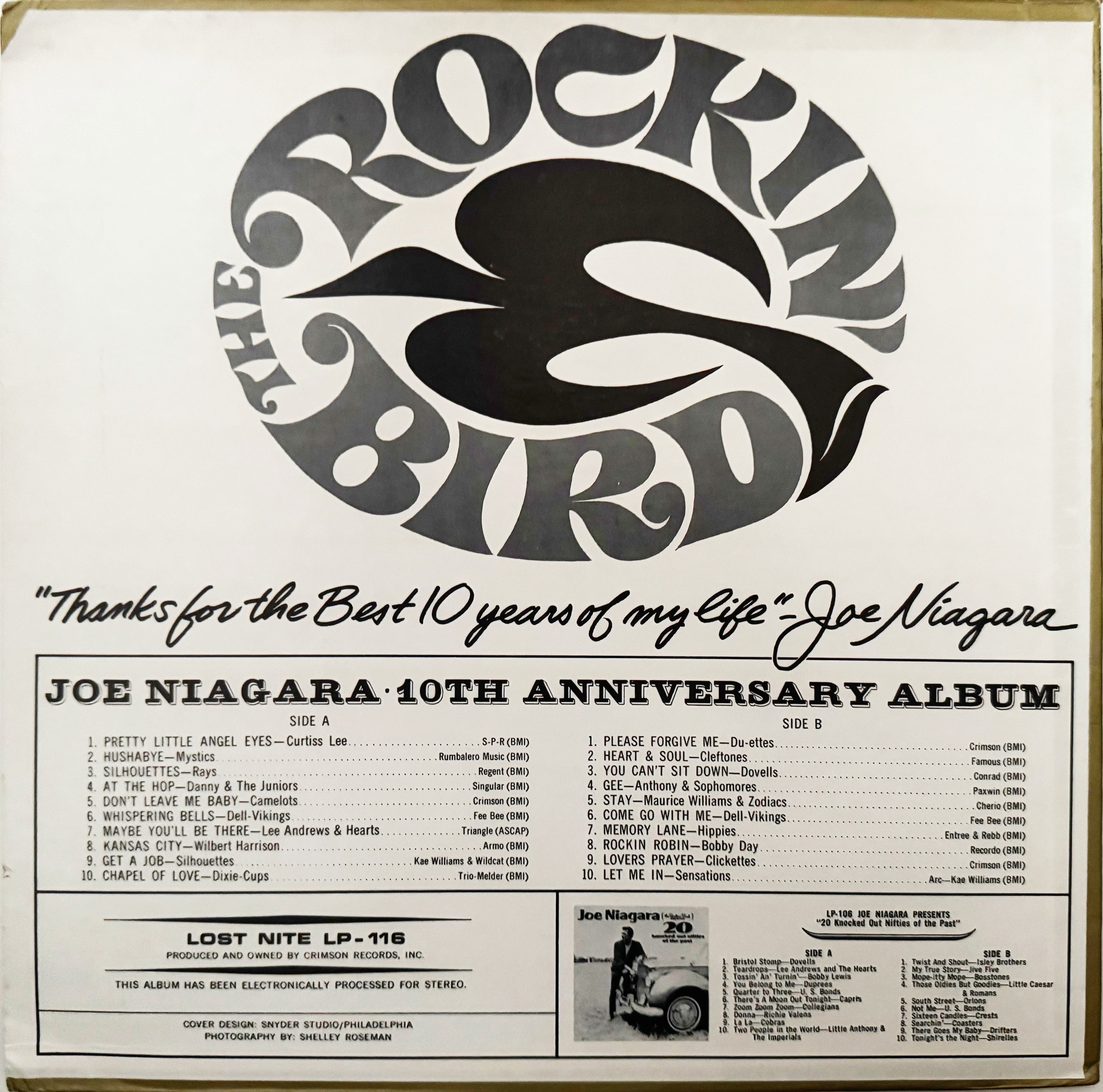 10th Anniversary Album (Spinning Hits Since '56) / Joe Niagara