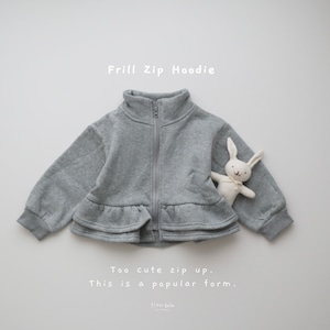 【即納】Frill Zip Hoodie