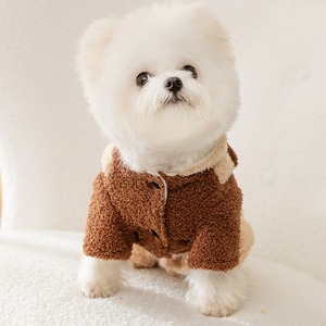 【PET】3色展開フック付き直立したクマ耳付き4脚タイプベスト