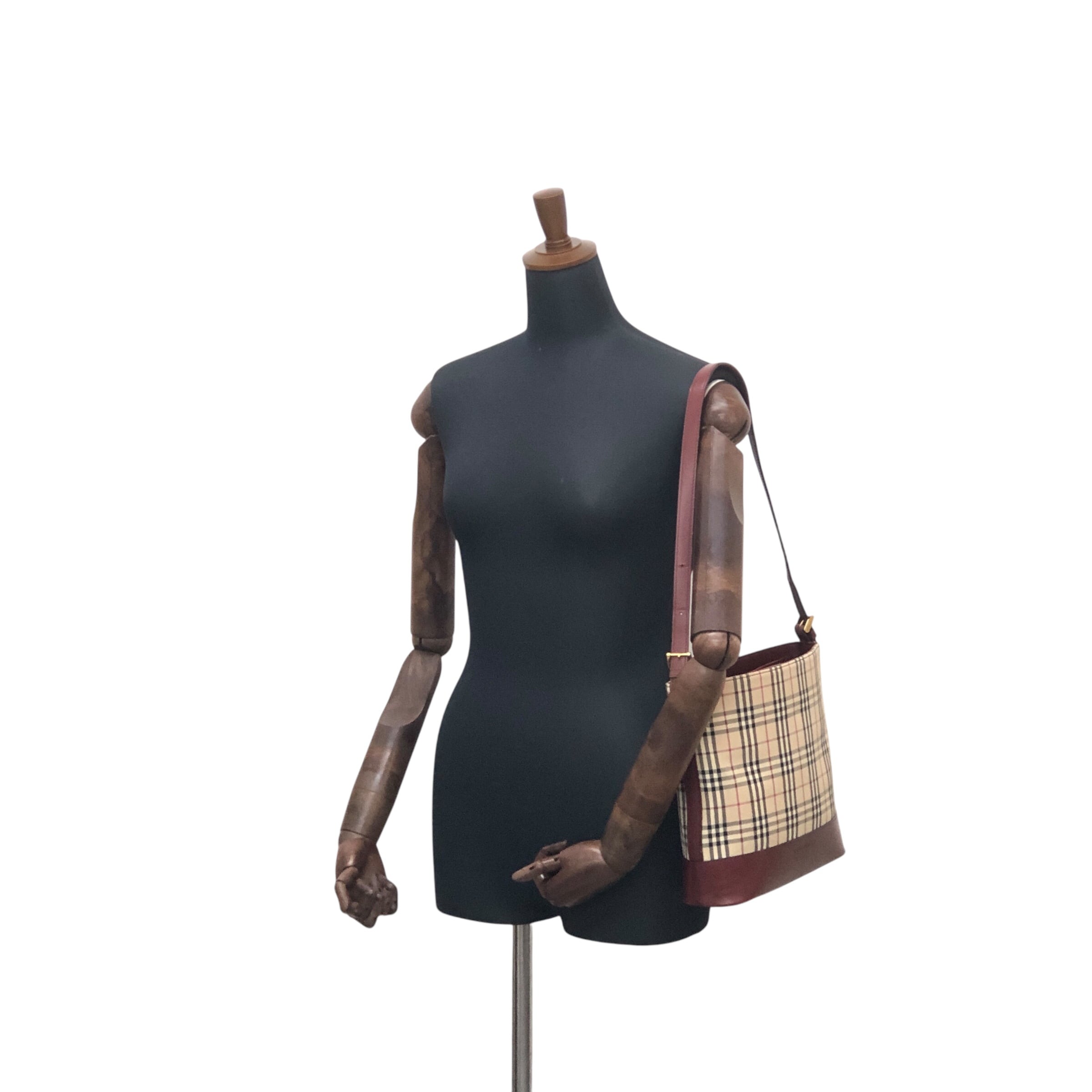 BURBERRY バーバリー ノバチェック ハンドバッグ ベージュ BURBERRY バーバリー ノバチェック ハンドバッグ ベージュ