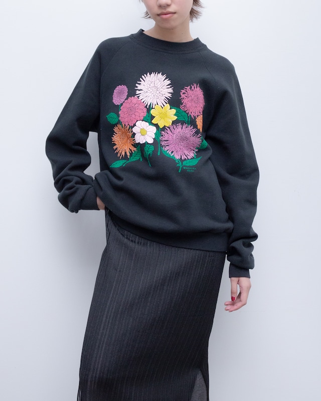 1990s floral print sweatshirts
