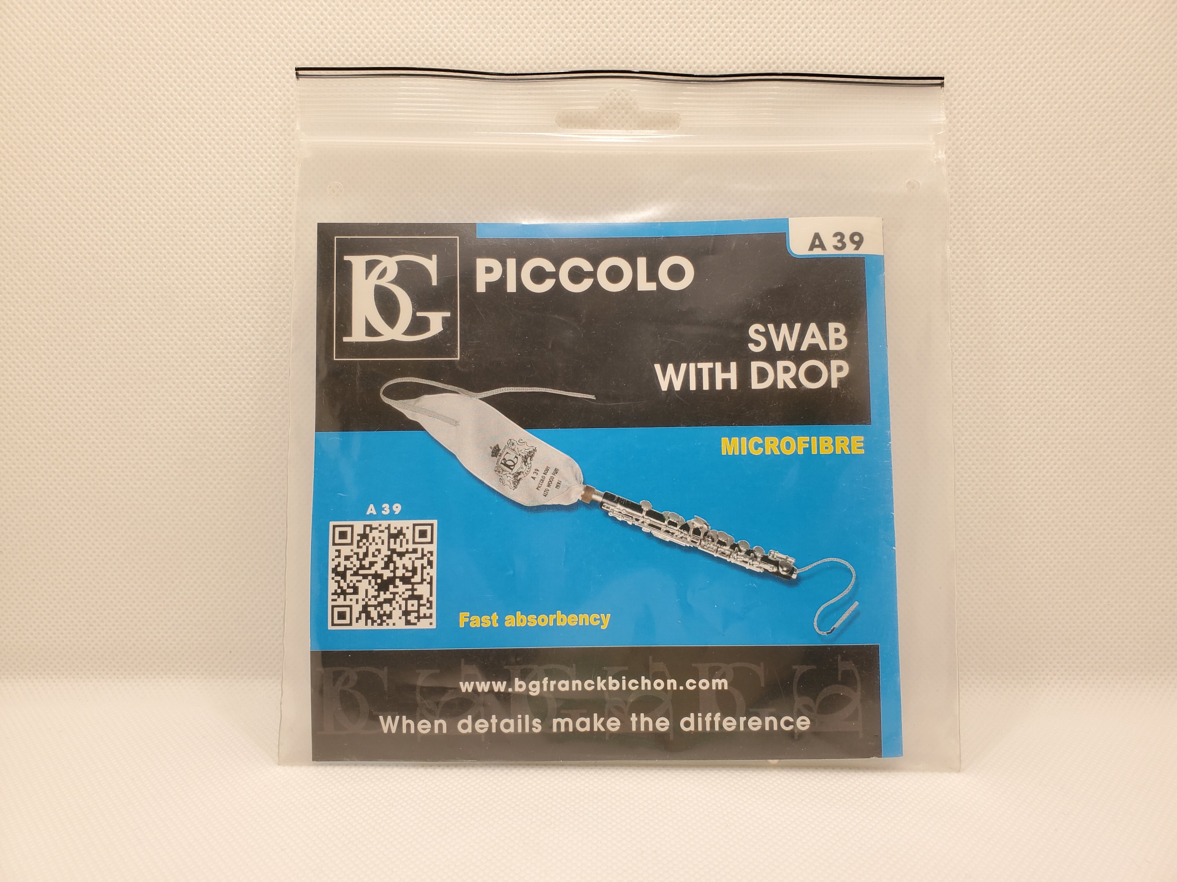 特価品/35％OFF】BG ピッコロ用スワブ A39 | ブリーズ楽器 管楽器専門