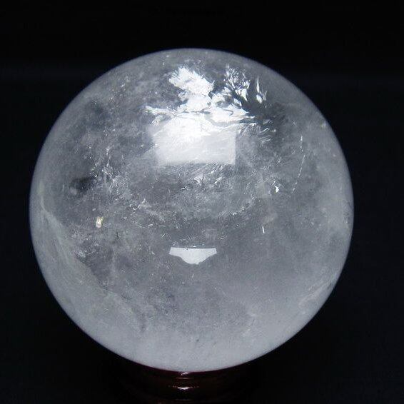 水晶 丸玉 70mm スフィア 置物 水晶玉 一点物 151-8867
