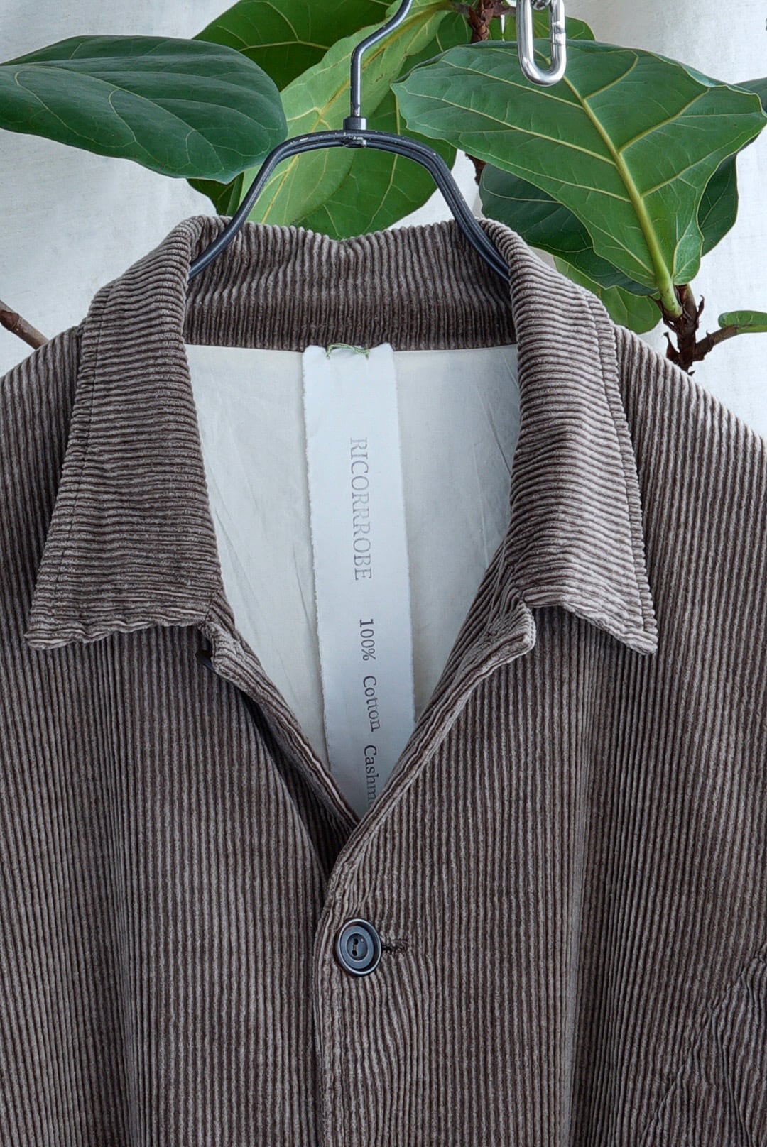 RICORRROBE - COVERALL LIMBO - CASHMERE CORDUROY | Brownie