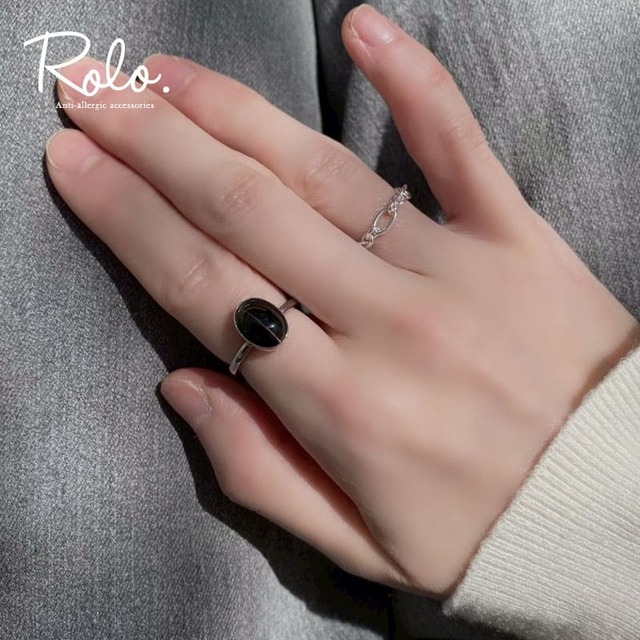 シリマナイトキャッツアイリング SV925