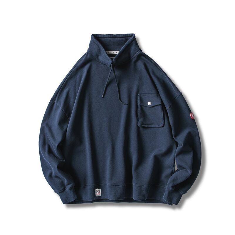 Road Vintage American Autumn / Winter Tide Ink Printing Loose Sports Stand-up Collar Sweater Men's and Women's Thicken Jacket-Alibaba オータム 秋物 ウィンター 冬物 ビンテージ hip6-161189507154801