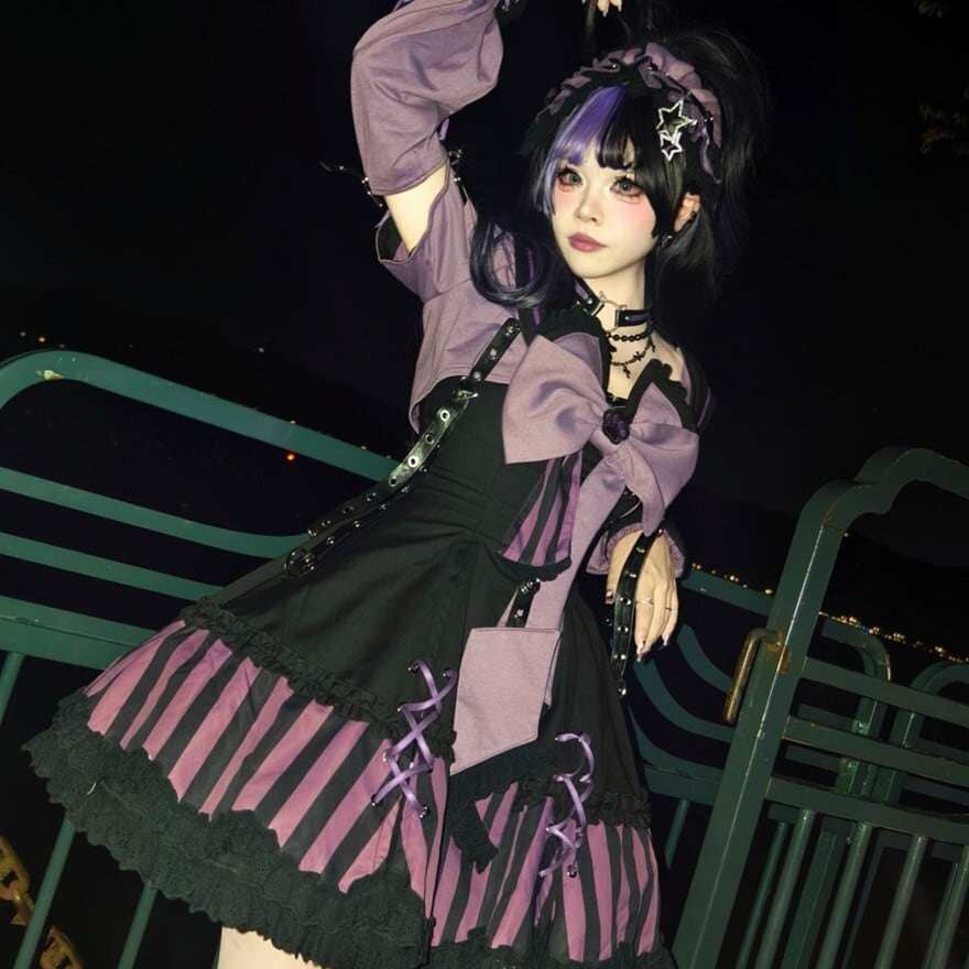 地雷系 アイドルワンピース パンクロリィタ ライブ向け｜WithU