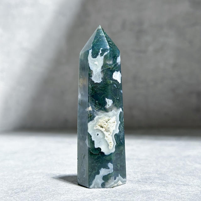 モスアゲート タワー23◇ Moss Agate ◇天然石・鉱物・パワーストーン