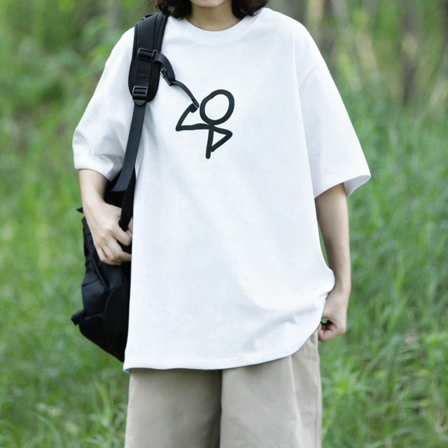 アートロゴオーバーサイズTシャツ　A02281